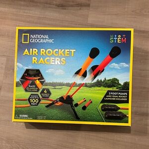 New In Box National Geographic Vibrant Air Rocket Set